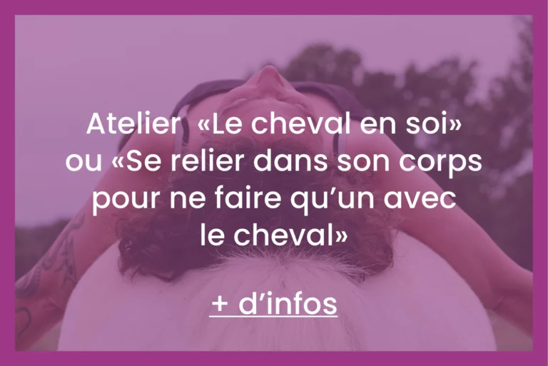 Atelier Le cheval en soi ou se relier dans son corps pour ne faire qu'un avec le cheval